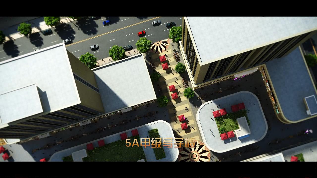 新疆博乐中央广场建筑动画宣传片8